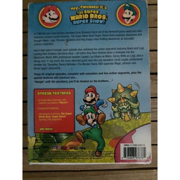 The Super Mario Bros Super Show Volume 1 4 Disc Boxed Set Shout Factory Complete - Picture 14 of 15